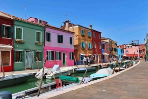 Punta Sabbioni: Tour guidato in barca di Murano, Burano e Torcello