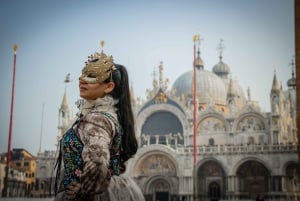 Sesión de fotos romántica para parejas en Venecia
