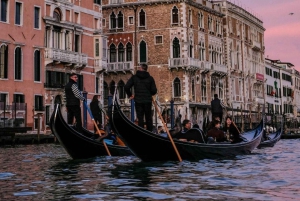 Venice: Sunset Gondola Ride and Ghosts Walking Tour