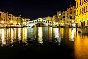 Venice: Sunset Gondola Ride and Ghosts Walking Tour