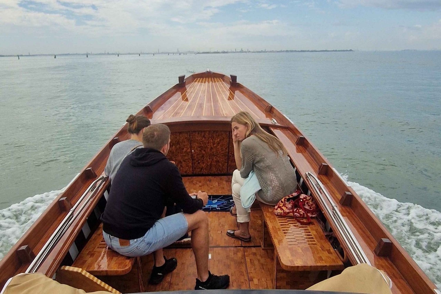 tour of San Marco basin with guided tour of a Murano glass factory