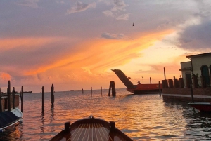 travel through time in Murano with a historic Venetian boat