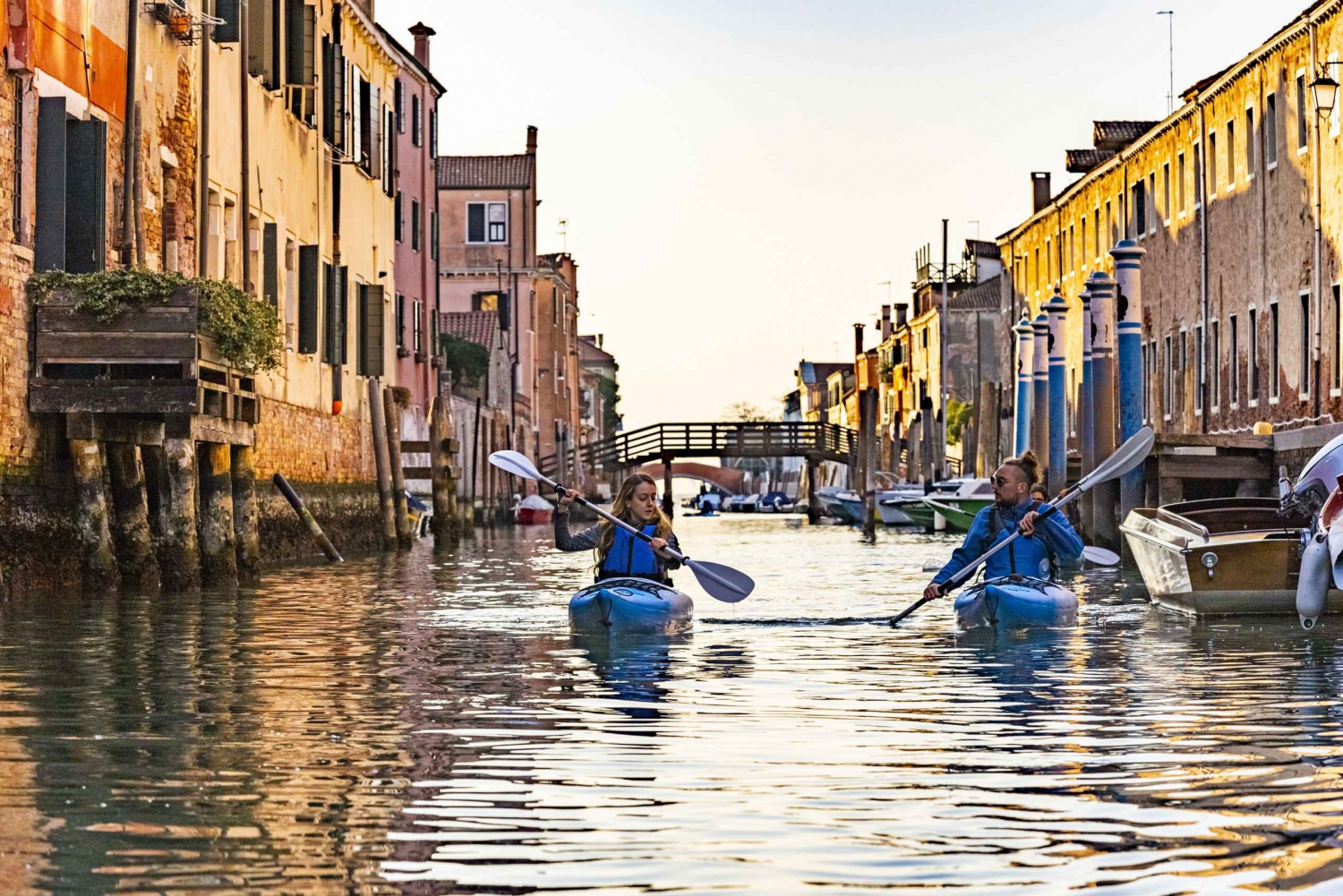 Venice: 5-Kilometer Sunset Kayaking Class
