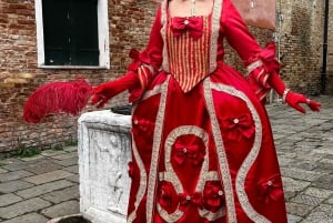 Venecia: experiencia de disfrace por la tarde con refrigerio