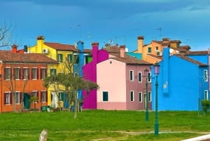 Venedig: Båttur och besök på Murano-glaset och Burano-spetsen