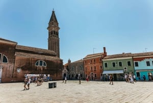 Venedig: Burano, Torcello og Murano bådtur med glaspusteri