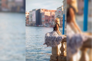 Venecia: Sesión de retratos urbanos con un fotógrafo profesional