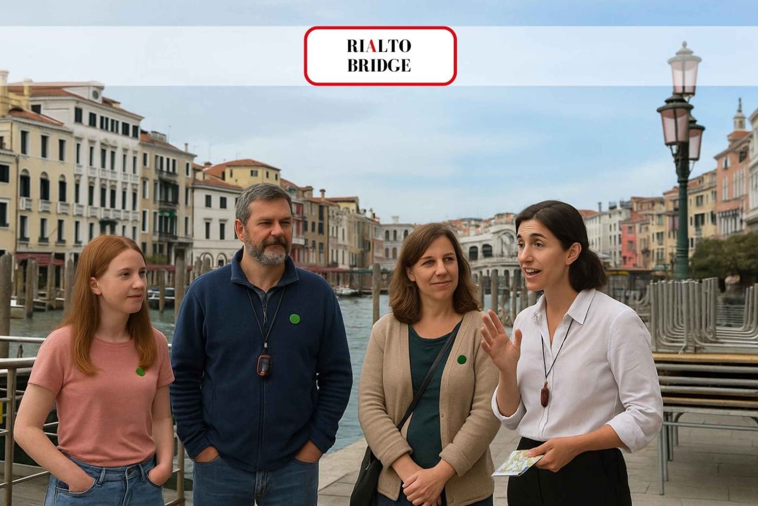 Venezia: Dogepalasset, San Marco-kirken og Rialtobroen