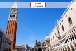 Venezia: Dogepalasset, San Marco-kirken og Rialtobroen