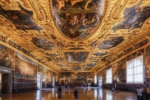 Explore Doge's Palace: Golden Staircase, Bridge, Prisons