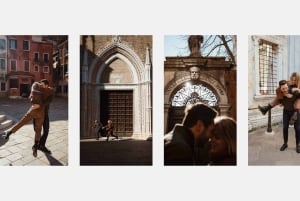 Veneza: Fotos elegantes de casais em suas férias
