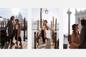 Veneza: Fotos elegantes de casais em suas férias