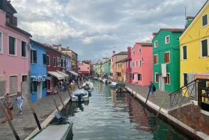 Venice Full Day : Walking Tour & Murano, Burano Boat Tour