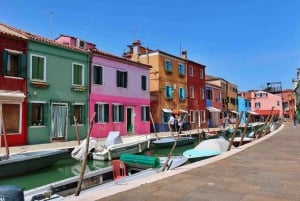 Murano and Burano Boat Tour with Glass Factory Visit