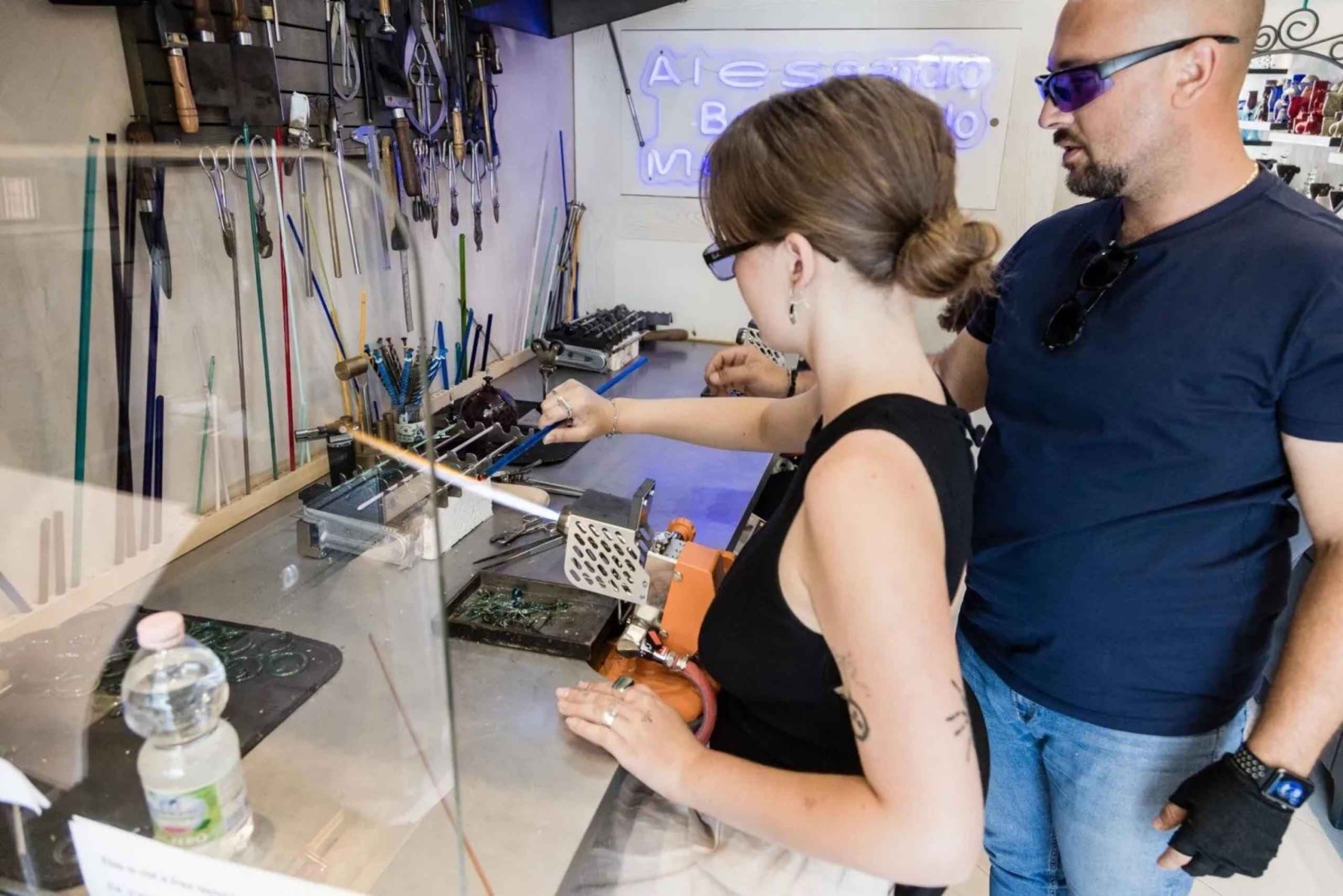 Венеция: мастер-класс по стеклу с Алессандро Босколо