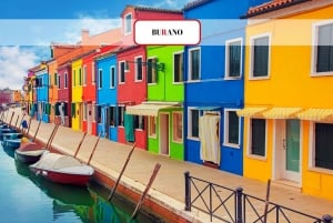 Venice Islands: Murano Glass & Burano Colors Guided Visit