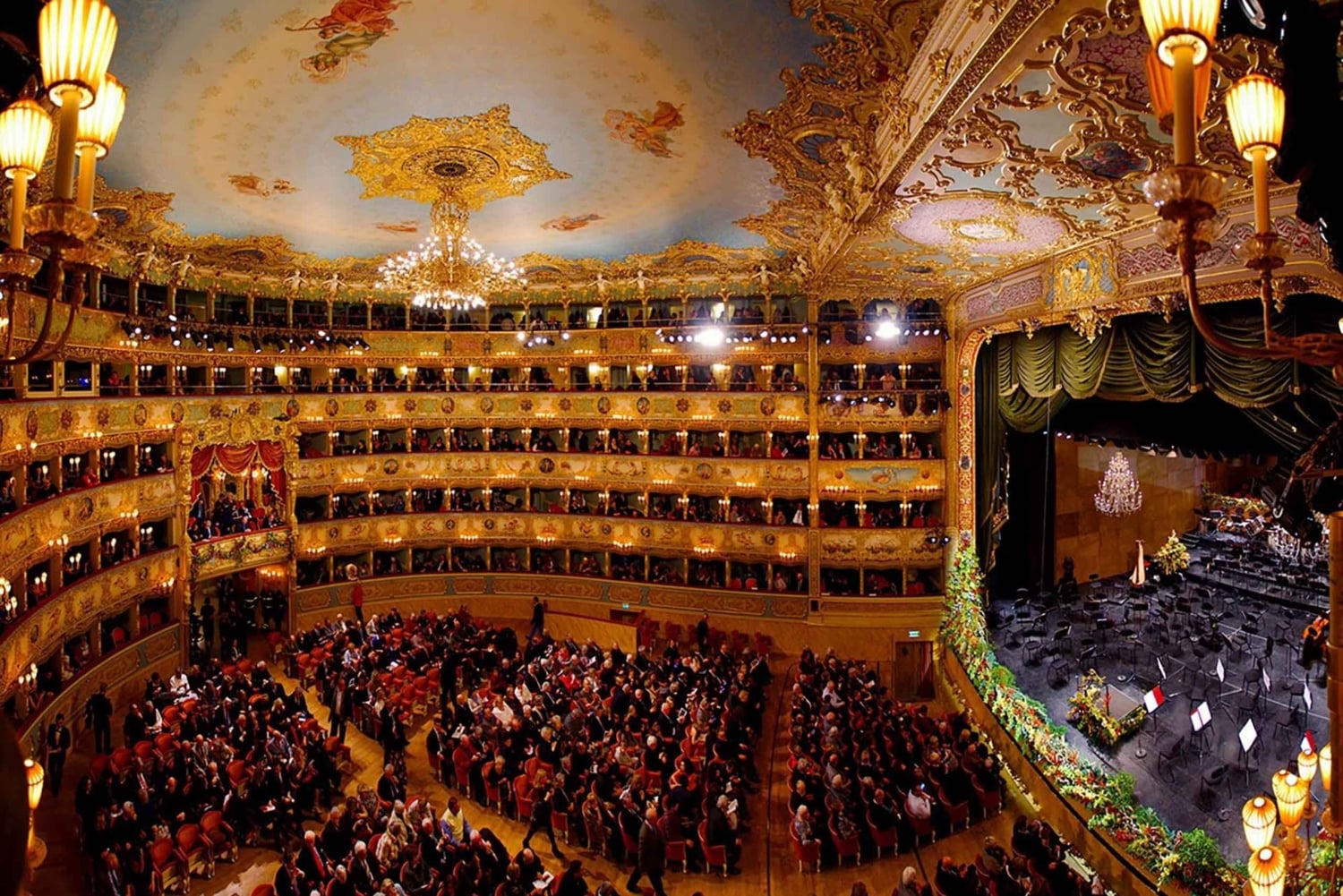Venedig: Rundvisning i La Fenice-teatret