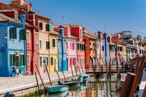 Venedig: Murano, Burano og Torcello Hop-on Hop-off bådtur
