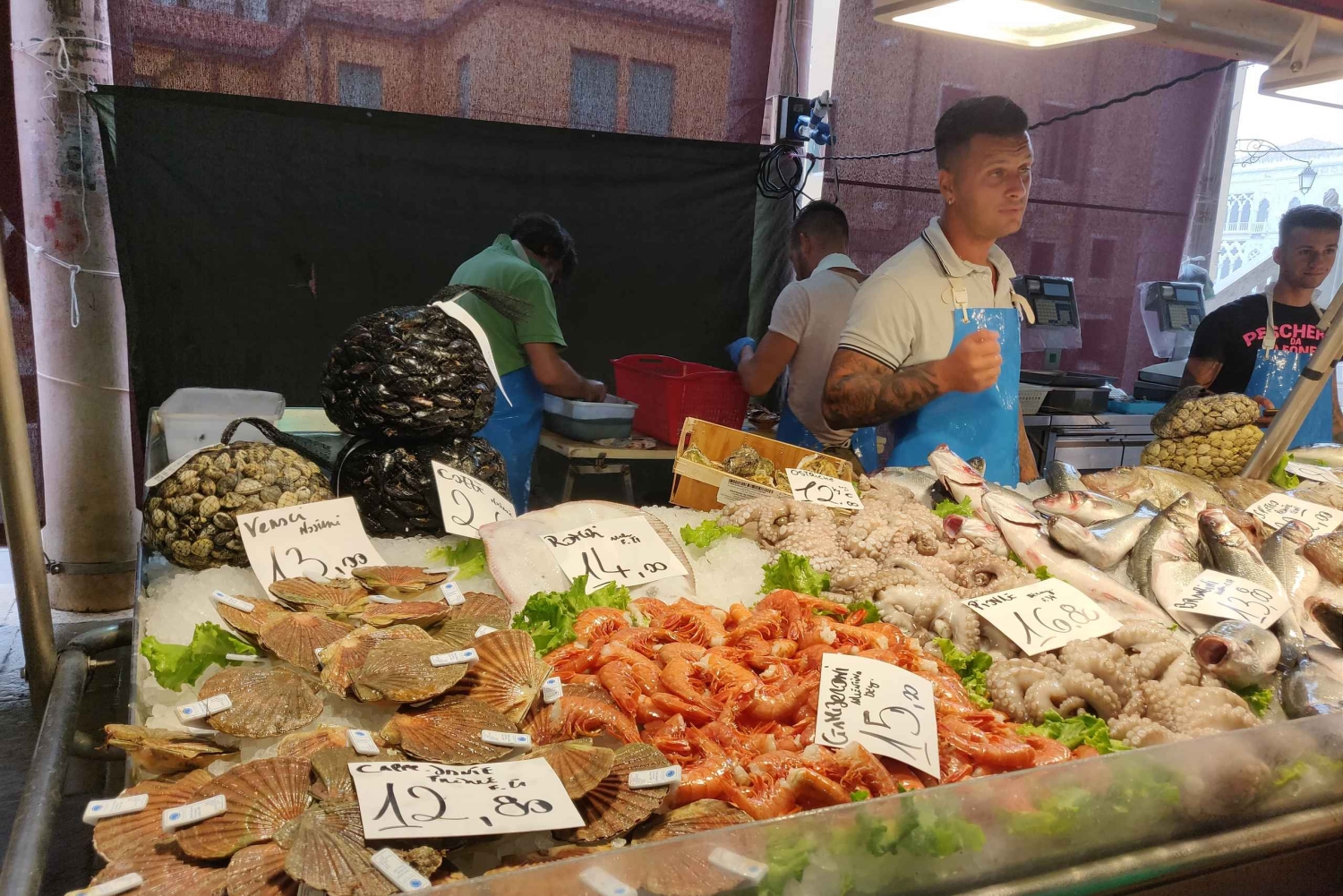 Venice: Local Fish Market With Cicchetti, Lunch, and Wine