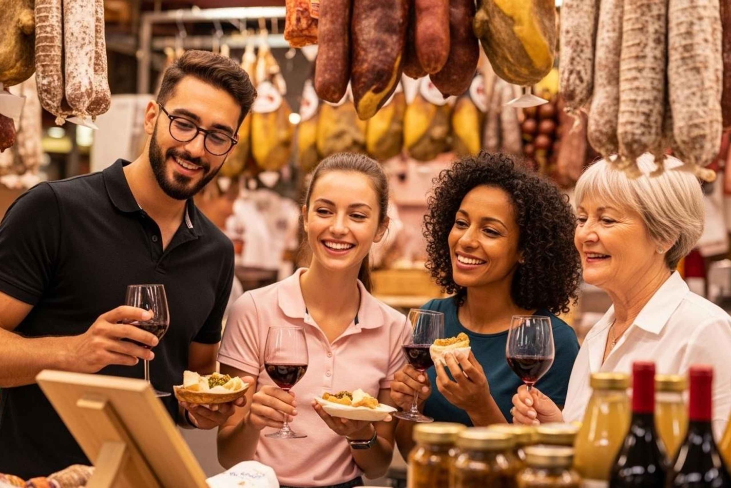 Venice: Local Fish Market With Cicchetti, Lunch, and Wine