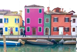 Veneza: Excursão de barco de meio dia a Murano e Burano