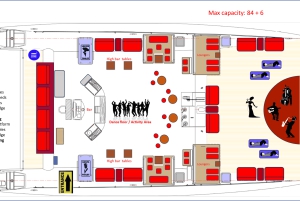 ヴェネツィア：ラグーンのナイト カタマラン クルーズ