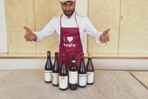 Venecia: clase de pasta con vino y helado