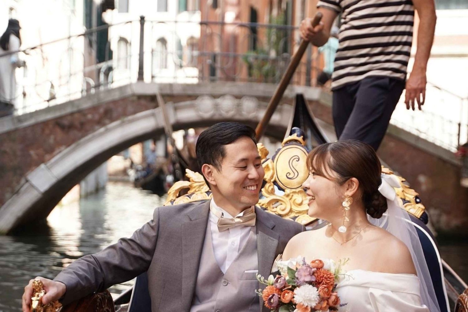 Venedig: Fotosession i en gondol