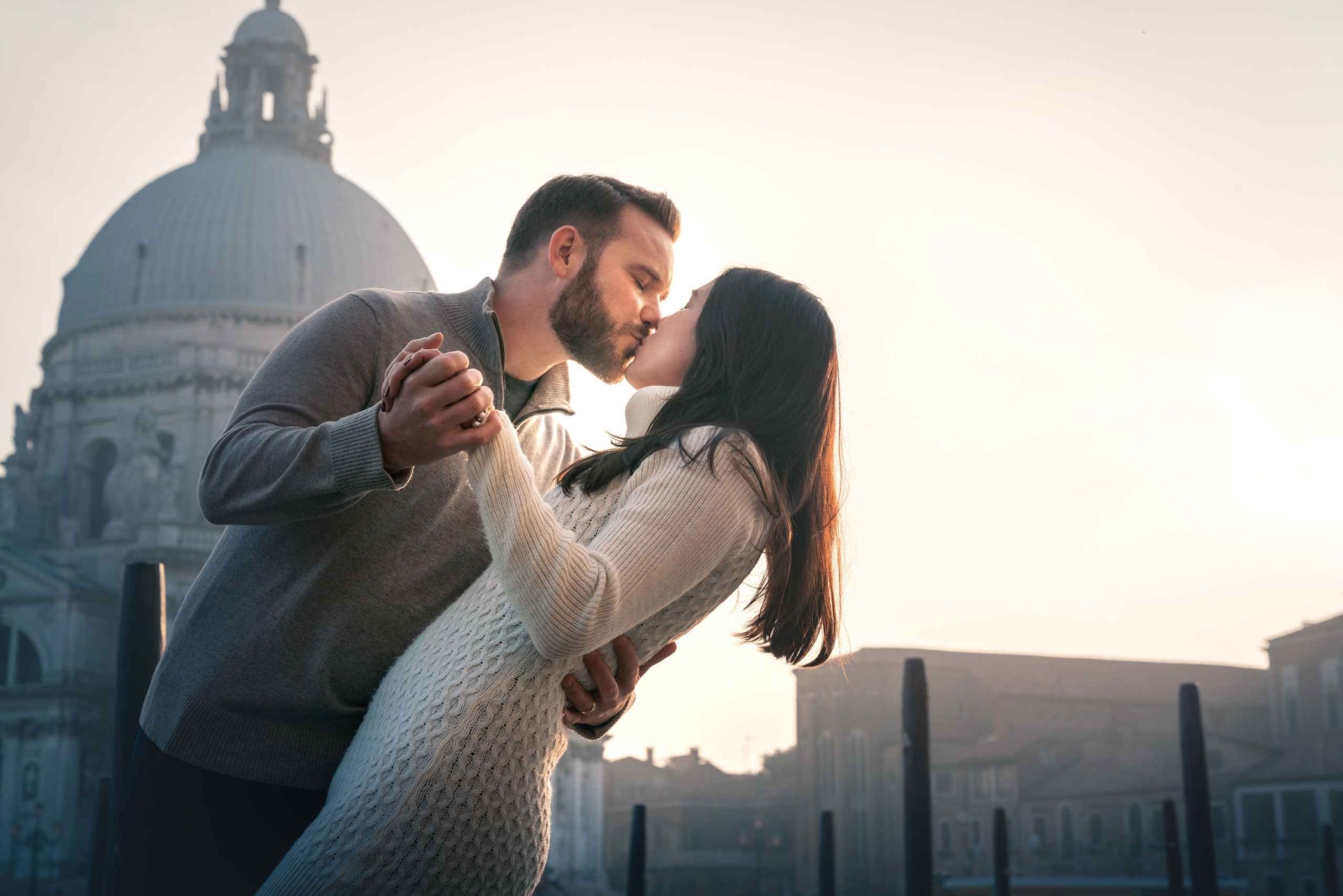 Venedig: Privat gondoltur med fotografering