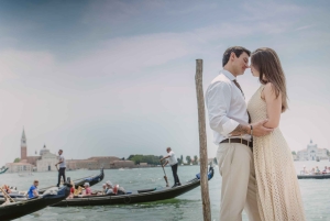 Venedig: Privat gondoltur med fotografering