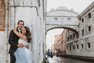 Venedig: Privat gondoltur med fotografering