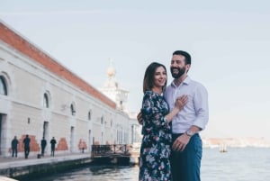 Venise : Promenade en gondole privée avec un photographe professionnel
