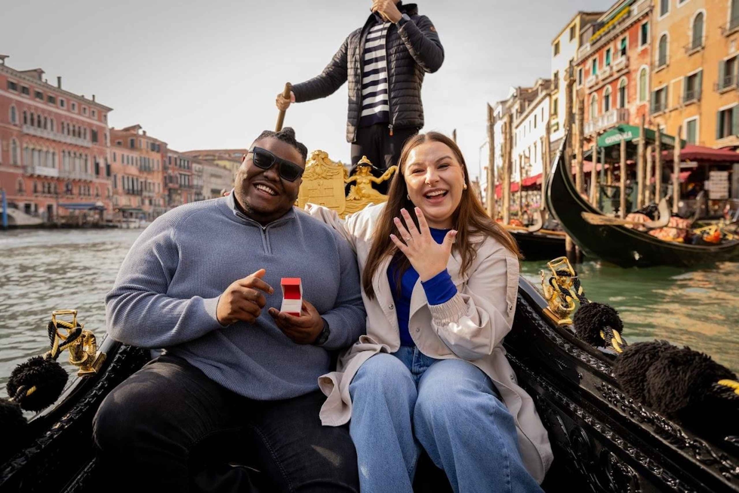 Veneza: Sessão fotográfica privada em gôndola