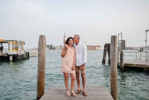 Venezia: Romantisk fotoshoot for par