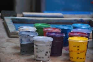 Veneza: Oficina de serigrafia em um ateliê histórico