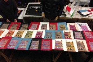 Veneza: Oficina de serigrafia em um ateliê histórico