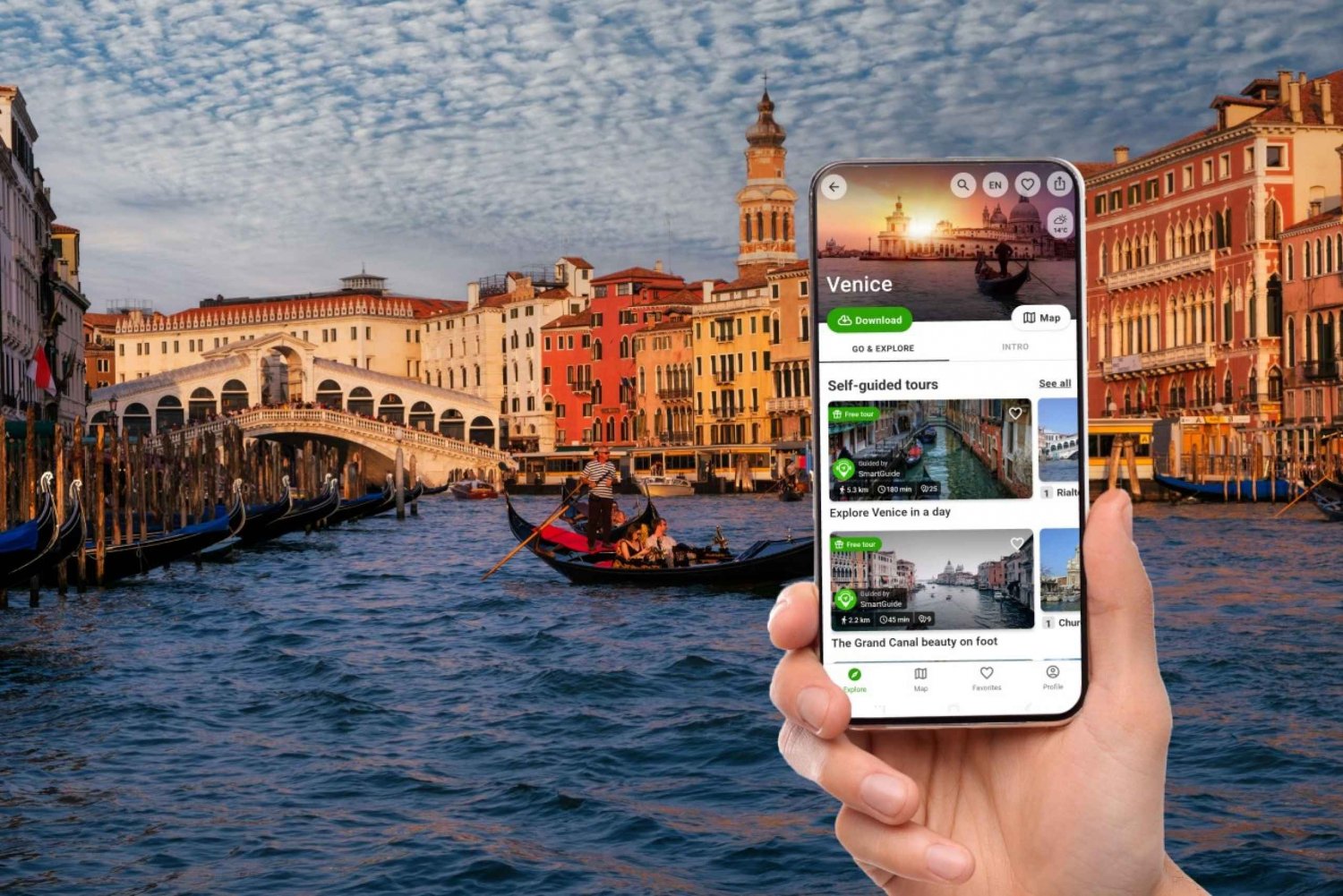 Venice: Self Guided Audio Walking Tours in English