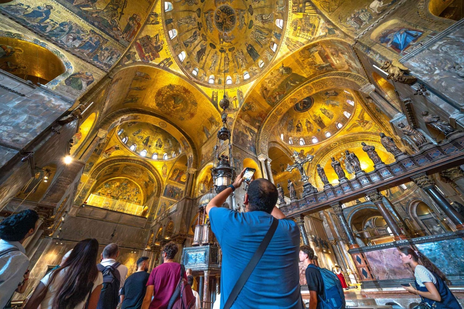 Venise : visite de la basilique Saint-Marc et de la terrasse avec apéritif