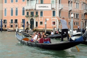 Venedig: Markustorgsvandring och gondoltur