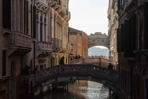 Venetsia: Markuksen aukion kävelykierros ja gondoliajelu.
