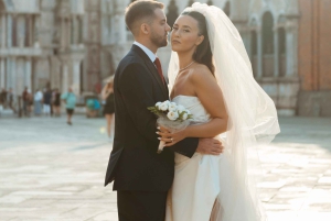 Veneza: sessão de fotos de gôndola contando histórias