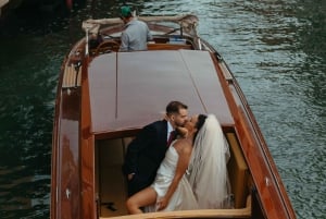 Veneza: sessão de fotos de gôndola contando histórias