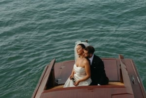 Veneza: sessão de fotos de gôndola contando histórias