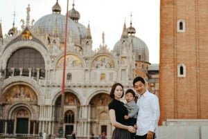 Veneza: sessão de fotos de gôndola contando histórias