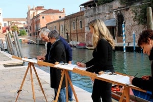 Veneza: Aula de pintura a aguarela com um artista famoso