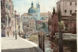 Veneza: Aula de pintura a aguarela com um artista famoso