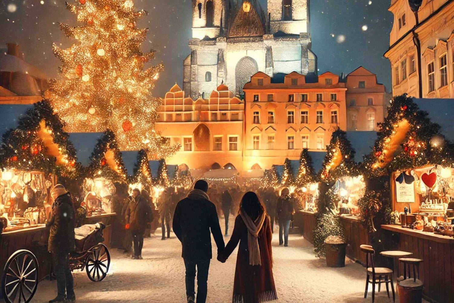 Heldags privat juletur: Wien til Praha og tilbake