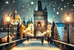 All day private Christmas trip: Vienna to Prague & back