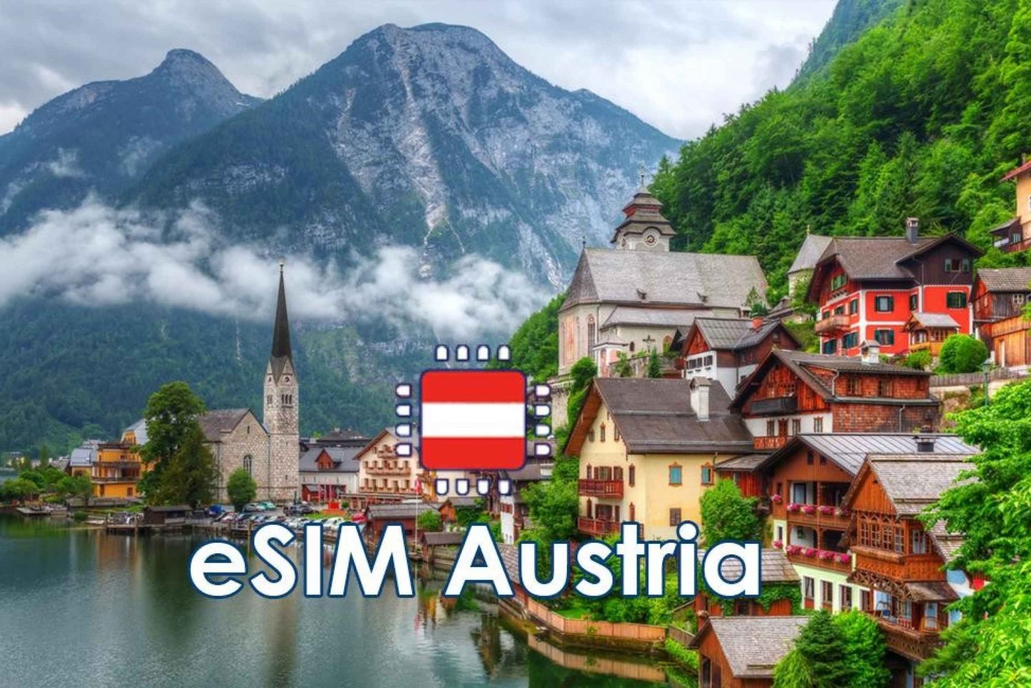 Oostenrijk: eSIM Mobiel Data Plan - 50GB