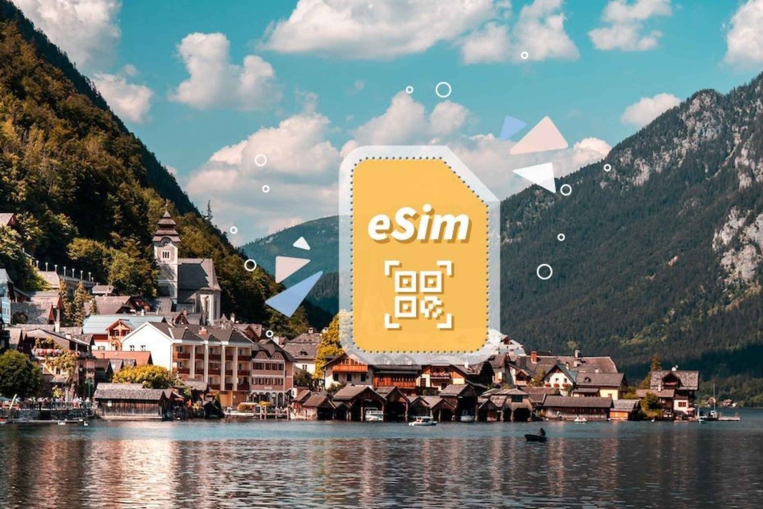 Áustria/Europa: Plano de dados móveis 5G eSim